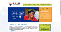 Desktop Screenshot of drjenortho.com